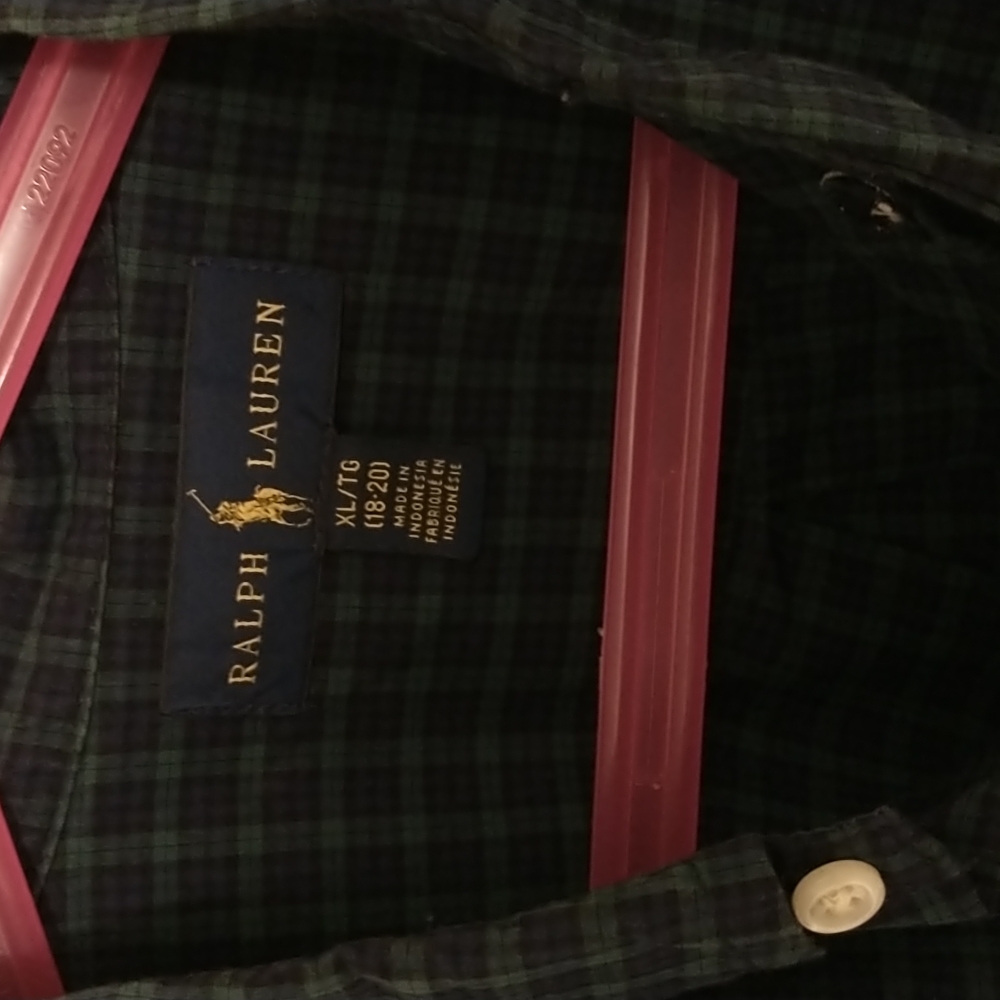 Ralph Lauren boy's plaid shirt - Picture 3 of 4